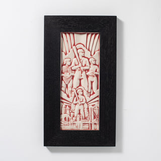 Spirit of Baseball Tile - Antiqued