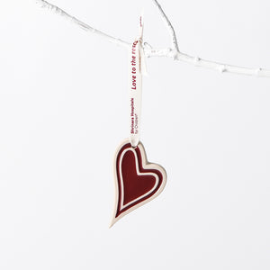 Heart Ornament- Shriner's Love to the Rescue - Rosie