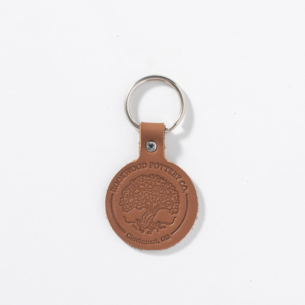 Key Fob Leather Tree of Life (Assorted Colors)