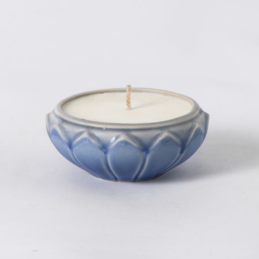 Small Flower Dish Candle - Horizon