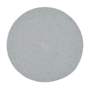 Essex Round Placemat - Blue Mist