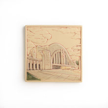 Load image into Gallery viewer, Union Terminal Tile Hand Painted
