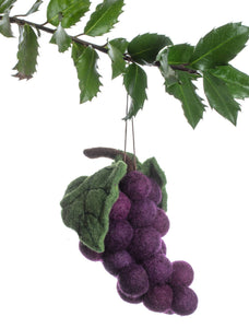 Purple Grape Ornament